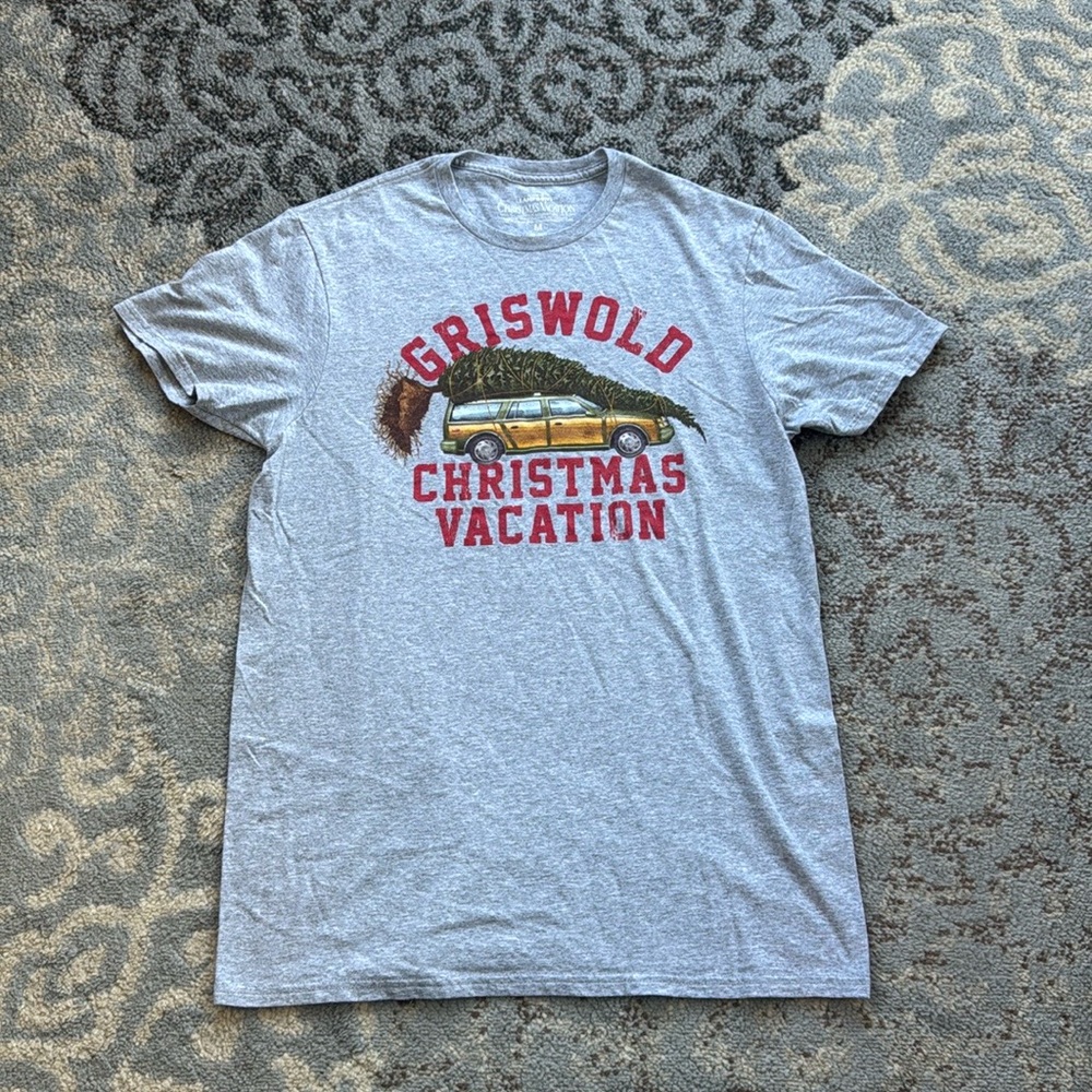 National Lampoon’s Christmas Vacation Tee Gray Medium